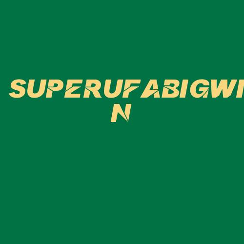 Logo da SUPERUFABIGWIN